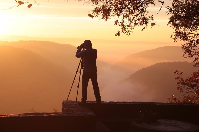 Man on a mountain